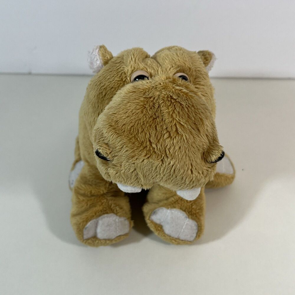 Ganz Webkinz Mud Hippo 10" Brown Stuffed Animal Plush Toy
